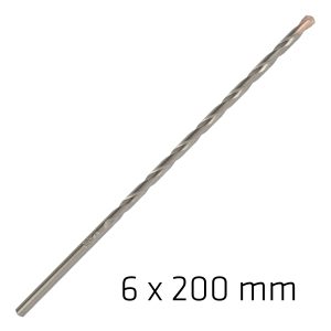 MASONRY BIT LONG LIFE 6 X 200MM
