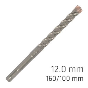 FORCE X 12.0 x 160/100  SDS-PLUS DRILL BIT X4 CUTTING EDGES