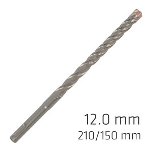 FORCE X 12.0 x 210/150  SDS-PLUS DRILL BIT X4 CUTTING EDGES