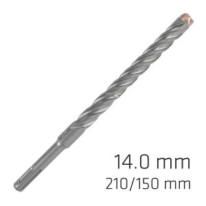 FORCE X 14.0 x 210/150  SDS-PLUS DRILL BIT X4 CUTTING EDGES