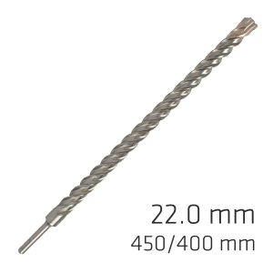 FORCE X 22.0 x 450/400  SDS-PLUS DRILL BIT X4 CUTTING EDGES