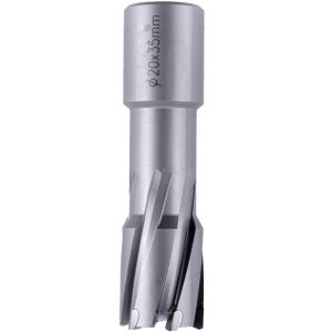 ANNULAR HOLE CUTTER TCT 20 X 35MM WELD SHANK 19.05MM