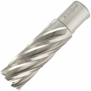 ANNULAR HOLE CUTTER HSS 22 X 55MM WELD SHANK 19.05MM