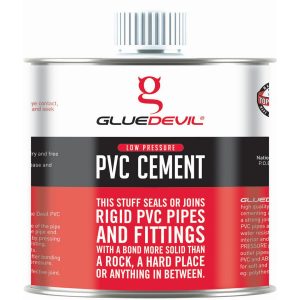 Glue Devil PVC Solvent Cement L/P 500ml
