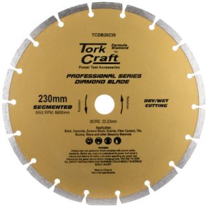 Tork Craft Diamond Blade Segmented 230mm Gold