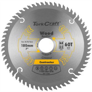 Tork Craft Circular Saw Blade 180mm 60T 30/20/16