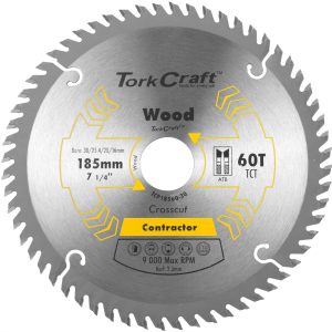 Tork Craft Circular Saw Blade 185mm 60T 30/20/16/1