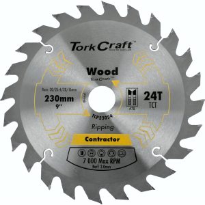 Tork Craft Circular Saw Blade 230mm 24T