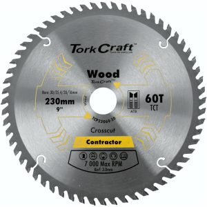Tork Craft Circular Saw Blade 230mm 60TPI