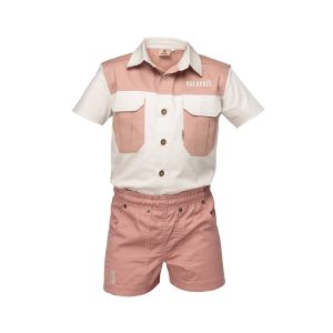 BOERBOEL Kids Set Stone & B/Pink Size 1-2