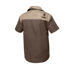 BOERBOEL Kids S/S Kalahari Shirt Bark & Stone Size 3-4