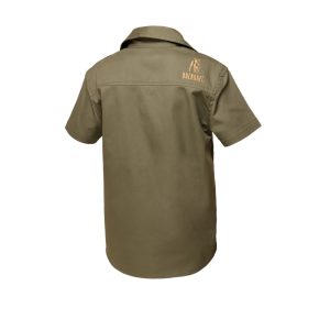 BOERBOEL  Kids S/S Kalahari Shirt Olive Size 3-4