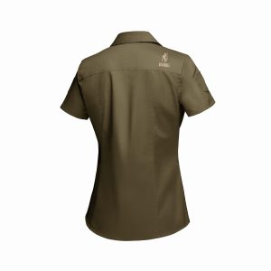 BOERBOEL Ladies S/S Kalahari Shirt Olive Size  XS