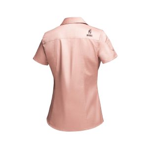 BOERBOEL Ladies S/S Kalahari Shirt B/Pink Size 2XL