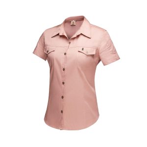 BOERBOEL Ladies S/S Kalahari Shirt B/Pink Size 2XL