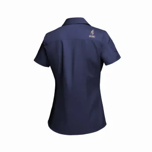 BOERBOEL Ladies S/S Kalahari Shirt Navy Size M