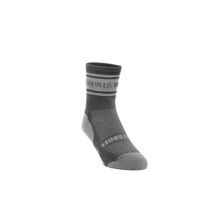 BOERBOEL Ladies Socks Short Charcoal & Grey