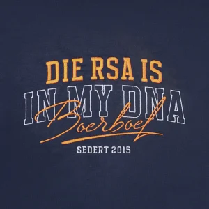 BOERBOEL Ladies T-Shirt Navy “RSA” M