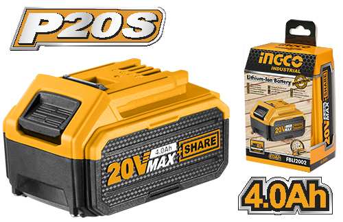 Ingco C/Less Battery 20V 4.0Ah
