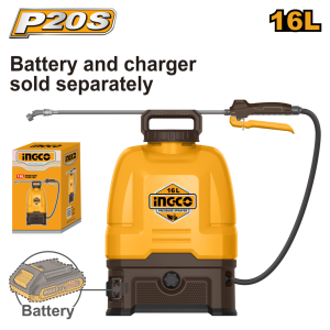 INGCO 20V 16L Cordless Backpack Battery Sprayer CSPLI2016