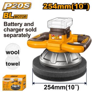 INGCO 20V Cordless Angle Polisher 254mm COPLI202548